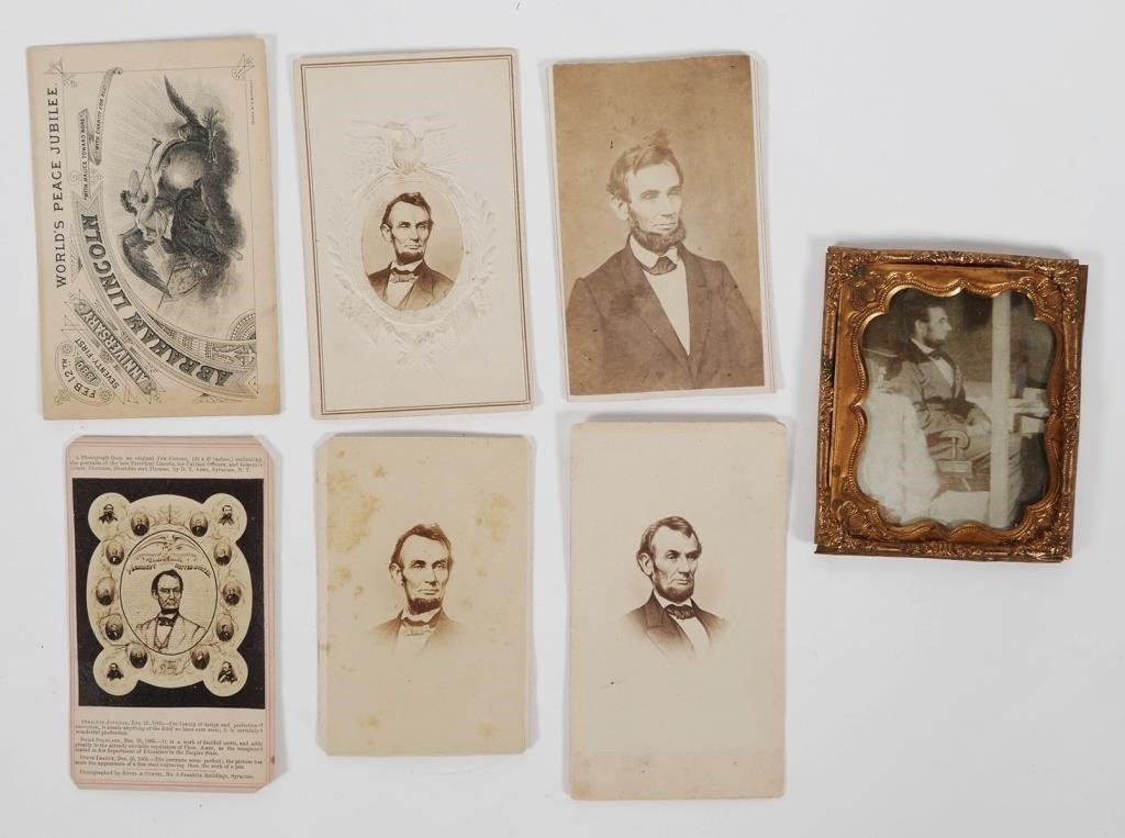 ABRAHAM LINCOLN CDVS AND PHOTOCollection