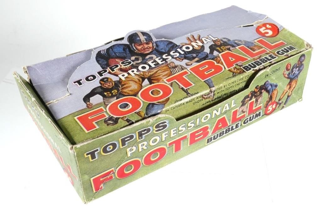 1956 TOPPS FOOTBALL CARDS, EMPTY