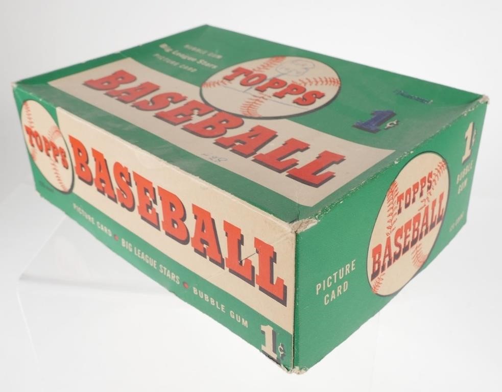 1954 TOPPS BASEBALL CARDS, EMPTY
