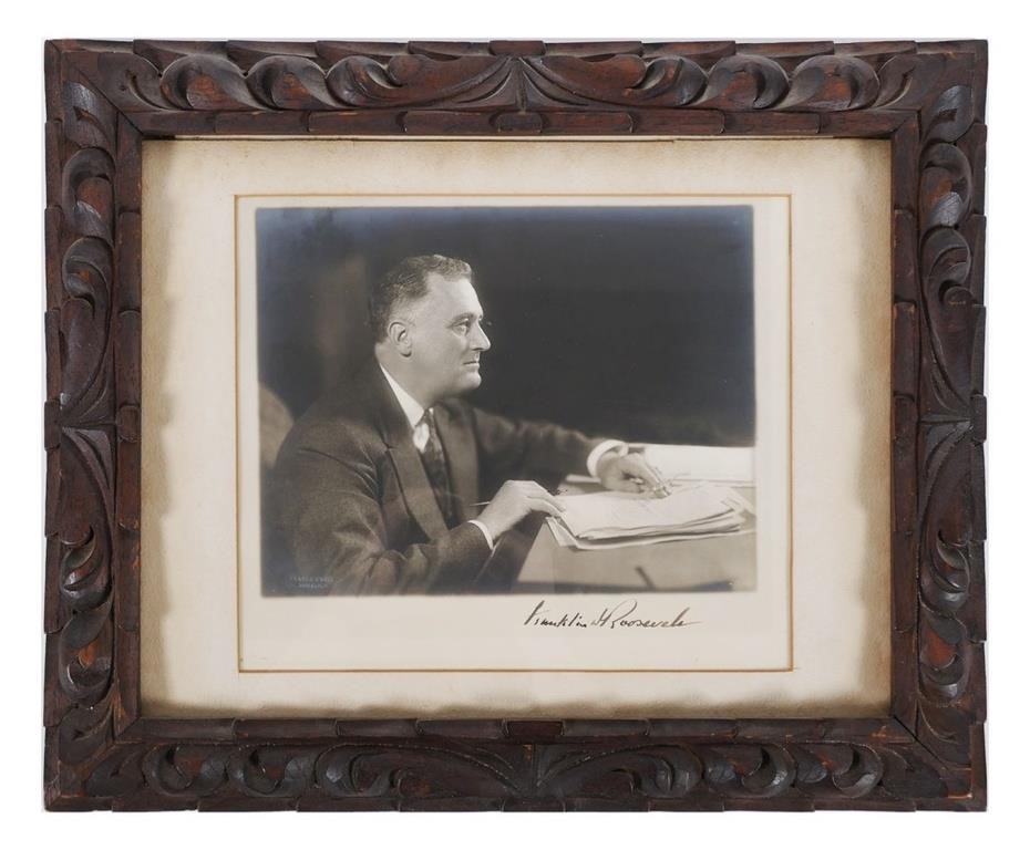 FRANKLIN D ROOSEVELT SIGNED PHOTOGRAPHSigned