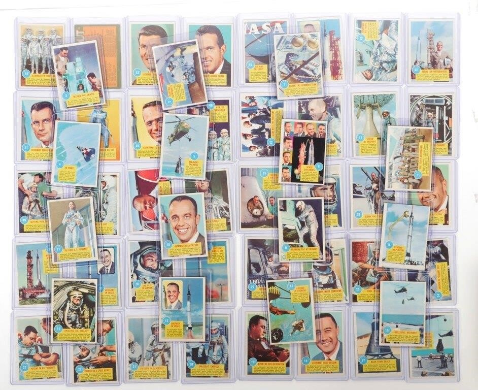 1963 TOPPS ASTRONAUT TRADING CARDS 36404b