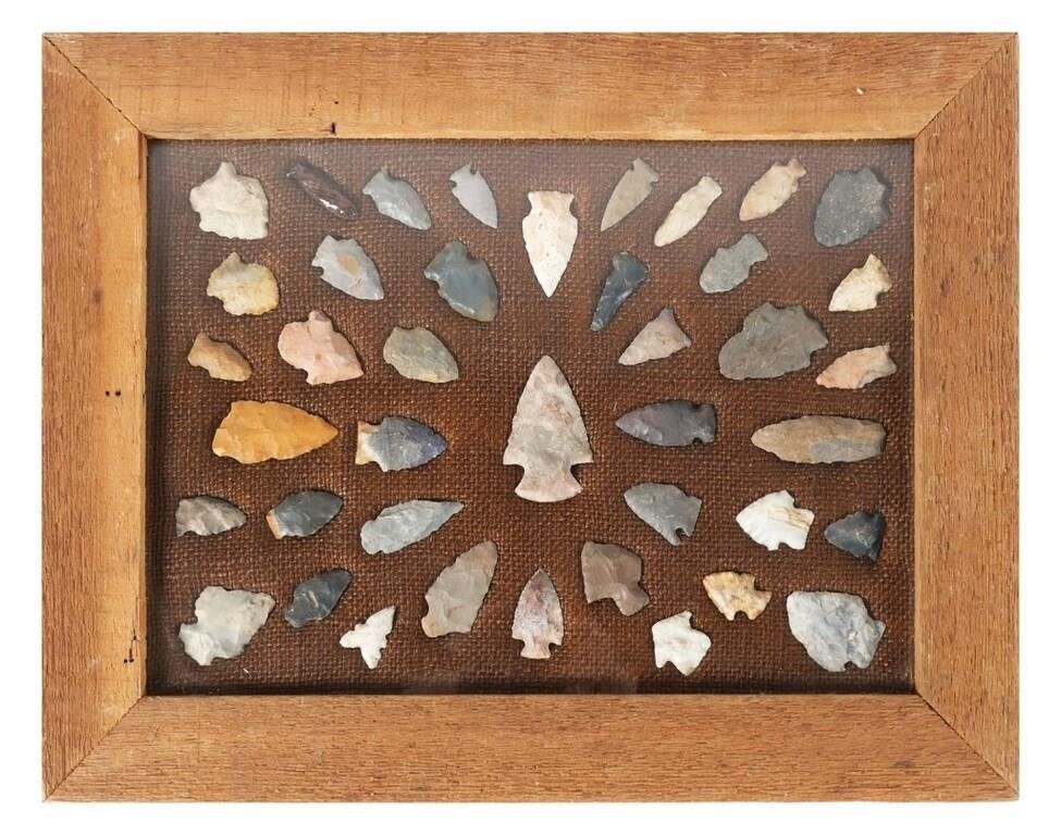 COLLECTION OF NEW YORK ARROWHEADS,