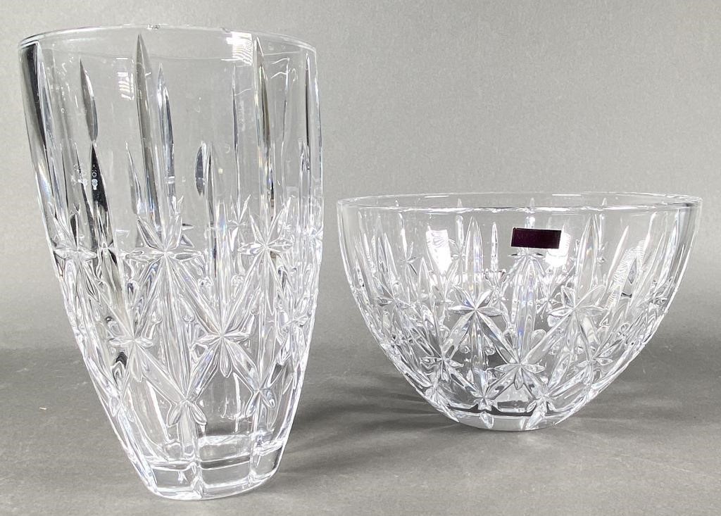 2 PC. MARQUIS BY WATERFORD 9" SPARKLE