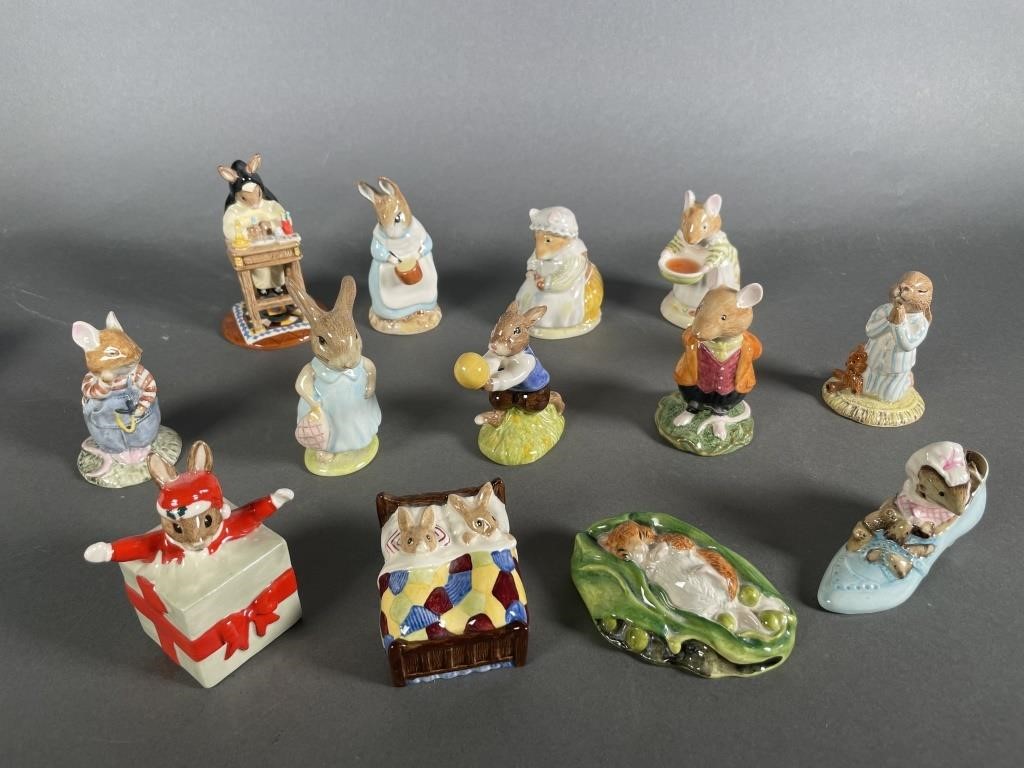 13 FIGURINES INCLUDING ROYAL DOULTON 3641f8