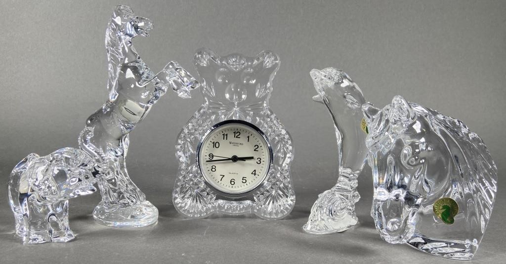 (5) WATERFORD CRYSTAL PIECESLot