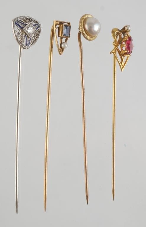 FOUR 4 GOLD AND GEMSTONE STICK 364240