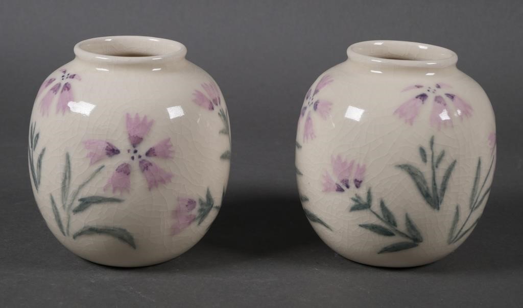 PAIR 1946 ROOKWOOD POTTERY VASESPair 36425f