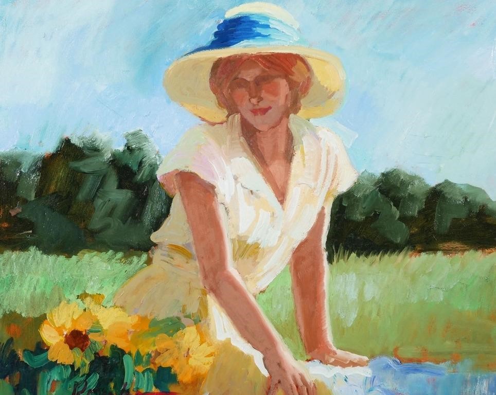 SALLY ROSENBAUM, O/B PORTRAITOil