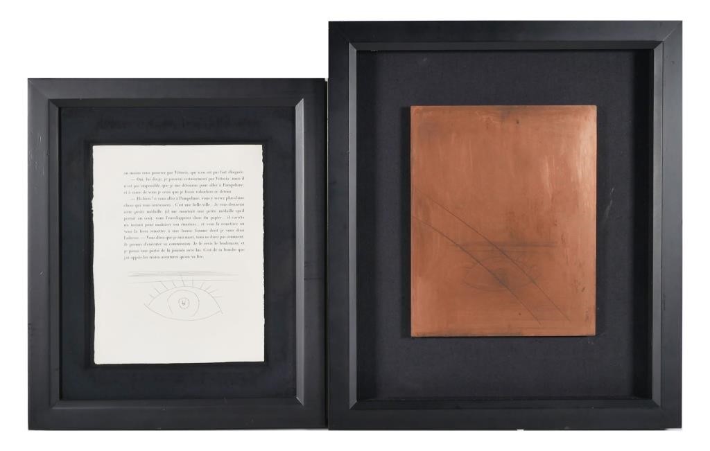 PICASSO ORIGINAL COPPER PRINTING 36426f