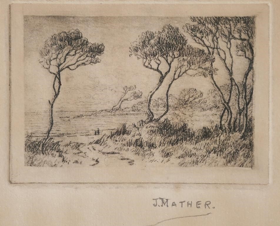 JOHN MATHER LANDSCAPE ETCHINGSmall 36435a