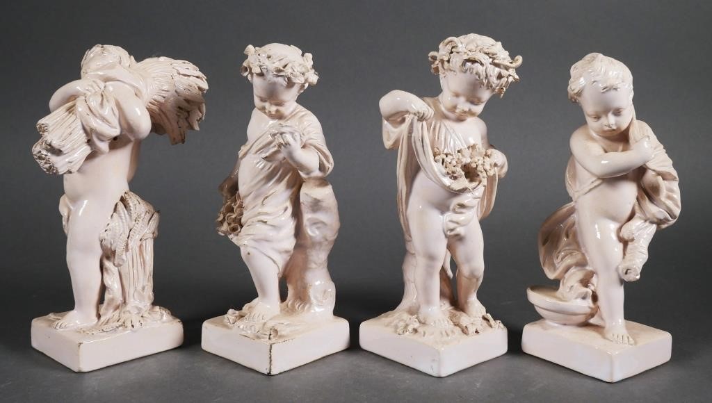 FOUR SEASONS PUTTI FAIENCE FIGURAL 364360