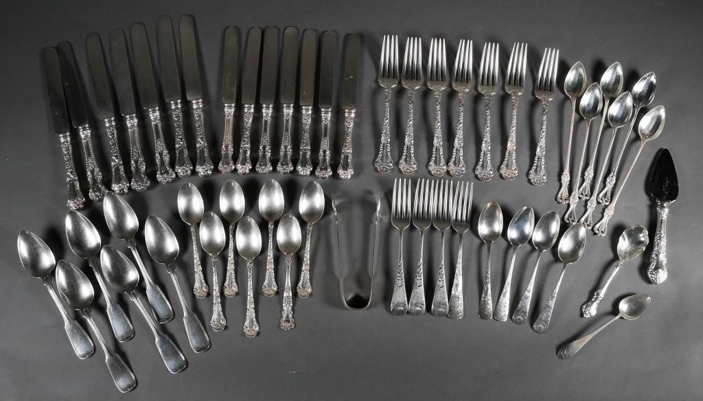 LOT OF ANTIQUE STERLING SILVER