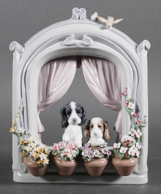 LLADRO 6502 PLEASE COME HOME DOGS 36439d