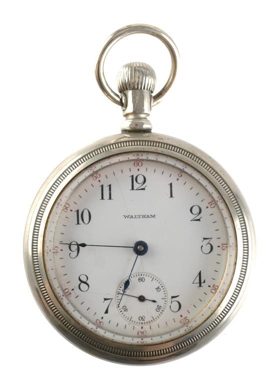 WALTHAM POCKET WATCH, RUNNINGMeasures