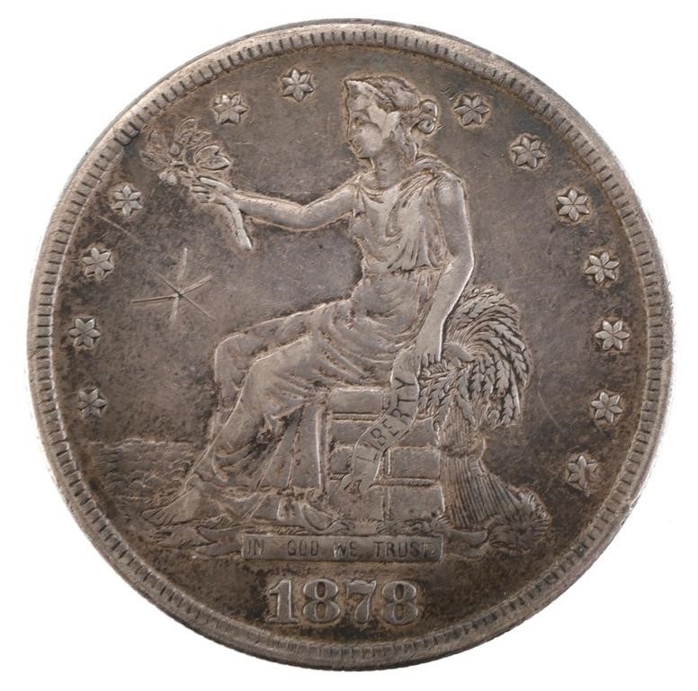 1878 SILVER TRADE DOLLAR COIN1878 3643c1