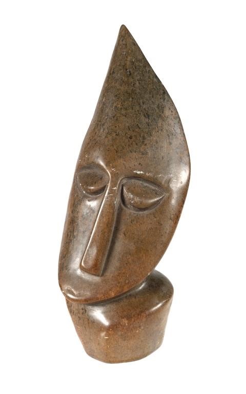 ABSTRACT AFRICAN BUST CARVINGSculpture 36440c