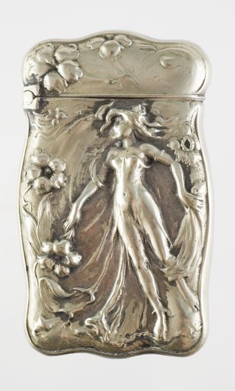 NUDE REPOUSSE VESTAArt Nouveau 36442b