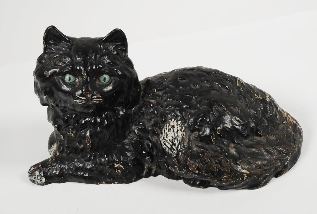 HUBLEY CAST IRON FIRESIDE PERSIAN CAT