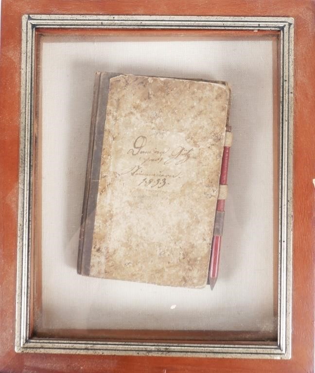 1853 JOURNAL OR AUTOGRAPH BOOKShadowboxed