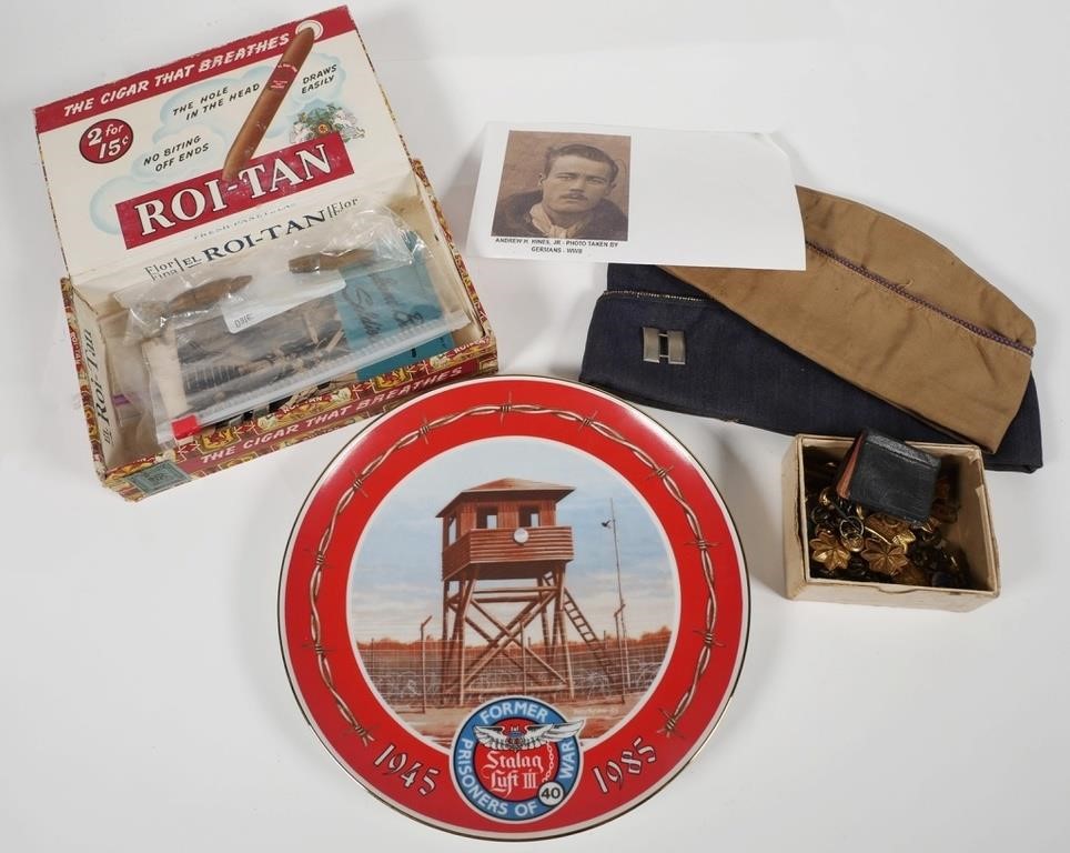 ANDREW HINES ITEMS US WWII POW 36443a