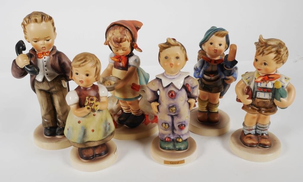 (6) HUMMEL FIGURINESLot of 6 Hummels,