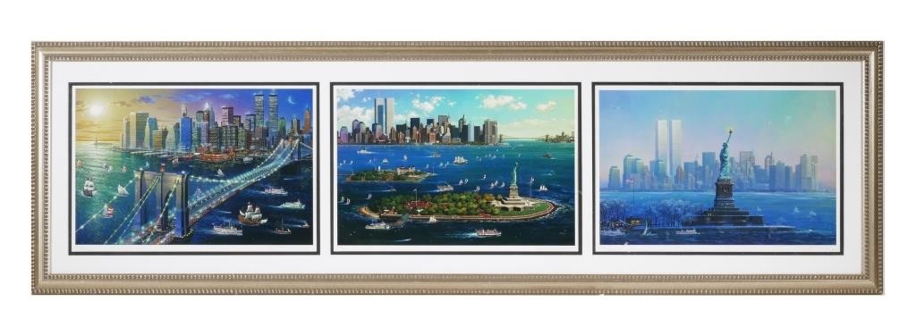 ALEXANDER CHEN TRIPTYCH OF NEW 3644a7