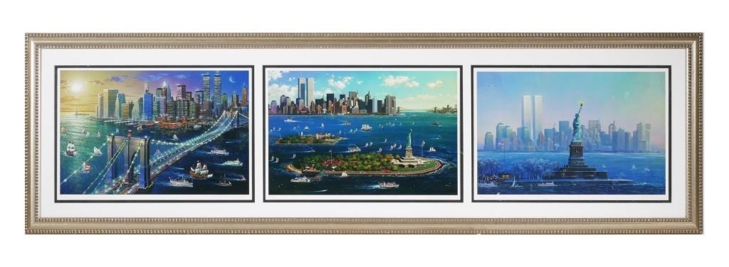 ALEXANDER CHEN TRIPTYCH OF NEW