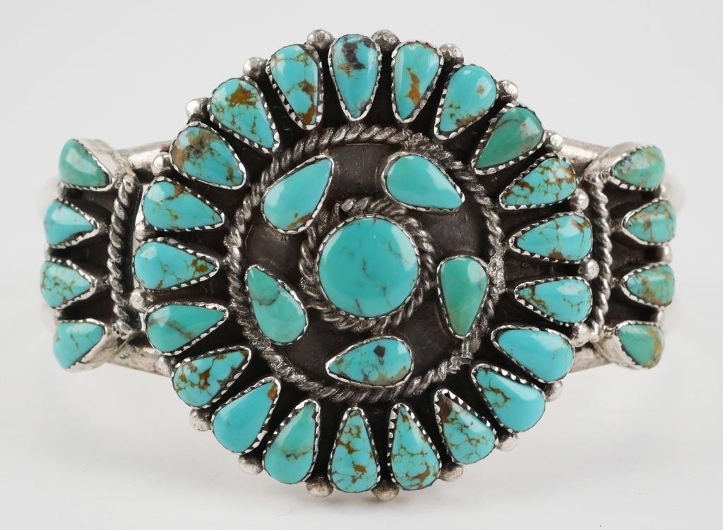 STERLING SILVER ZUNI STYLE CUFF 364534