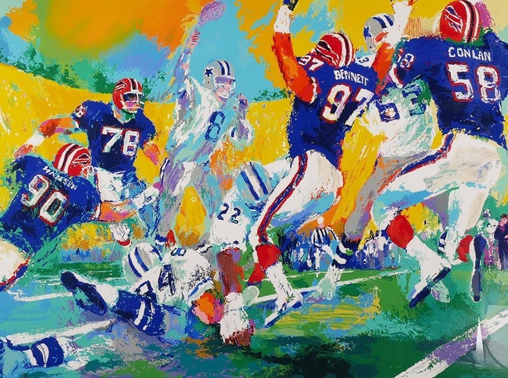 LEROY NEIMAN DALLAS COWBOYS SUPERBOWLLarge  3645d0