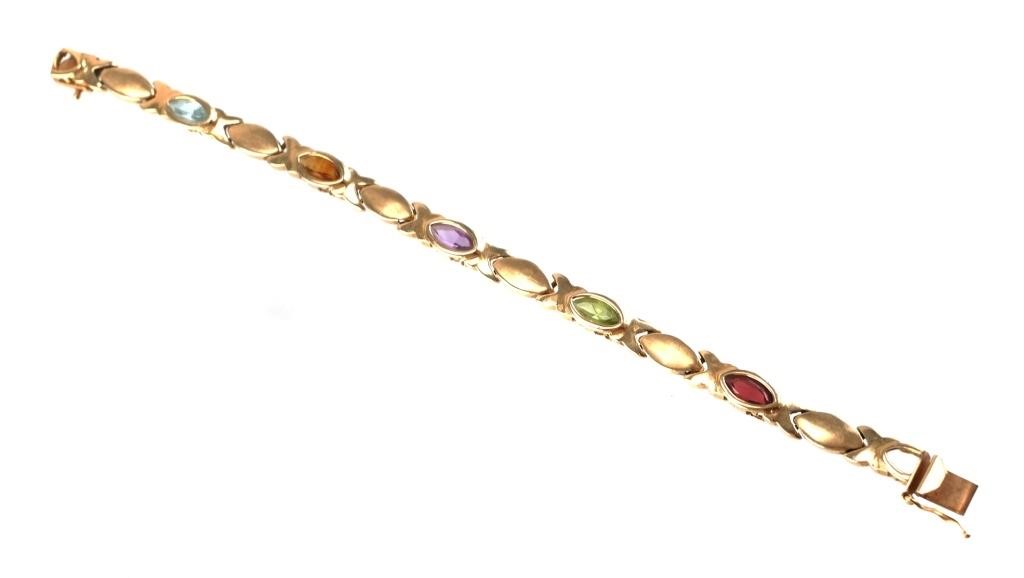 14K GOLD BRACELET14K yellow gold 3645cd