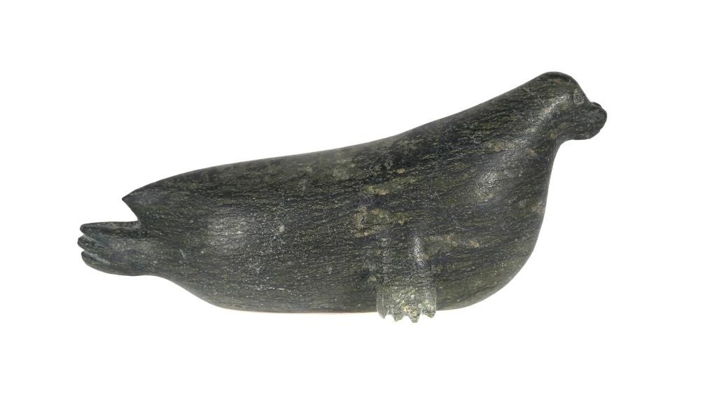 INUIT ESKIMO WALRUS STONE CARVING