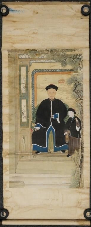 CHINESE SCROLL PAINTING ANCESTOR  364680