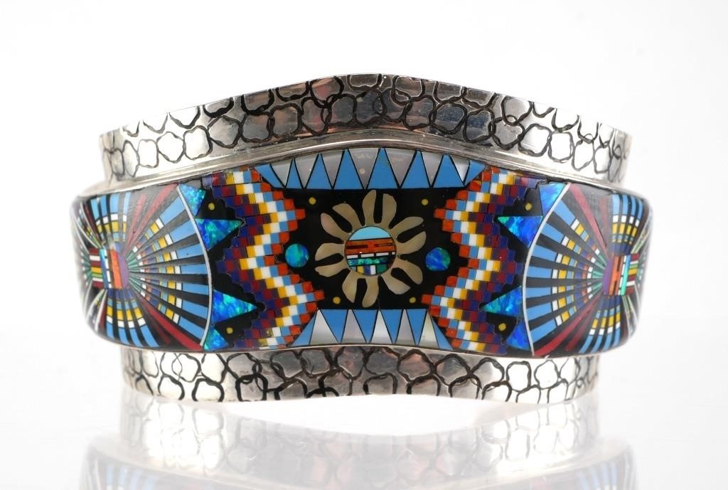 STERLING MICRO INLAY TURQUOISE 364694