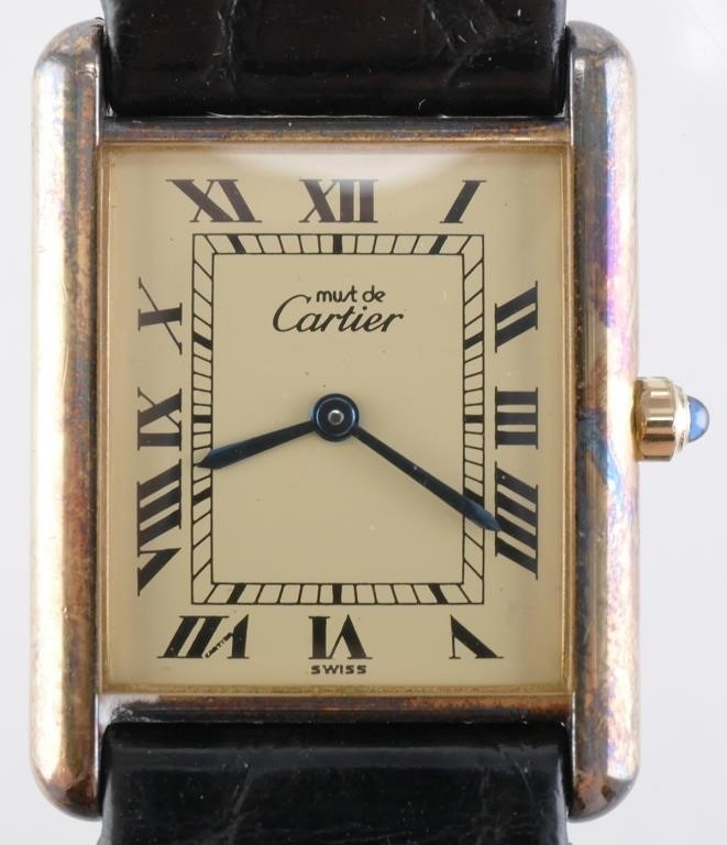 VINTAGE MUST DE CARTIER TANK WATCHMust