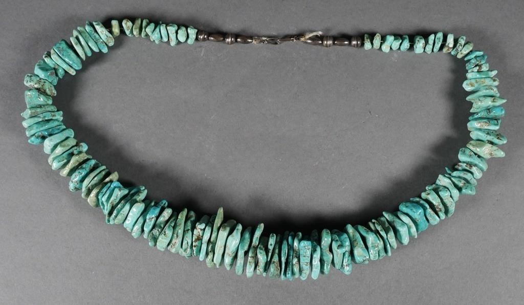 NATIVE AMERICAN TURQUOISE NECKLACEFreeform 3646a6