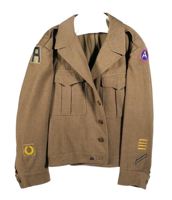 WWII ARMY JACKET D DAY VETERANClass 3646bc