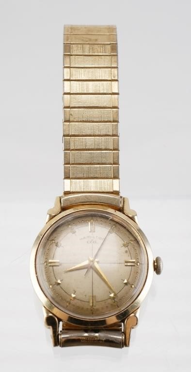 HAMILTON CLD 14K GOLD WATCHHamilton 3646ce