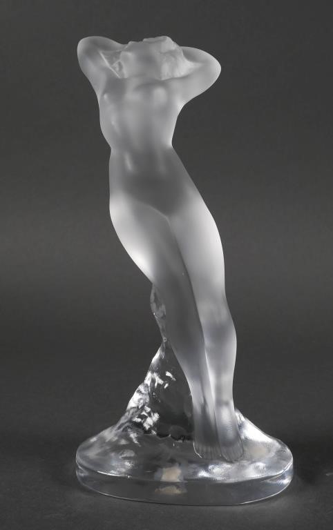 LALIQUE FRANCE FIGURAL NUDE DANCER