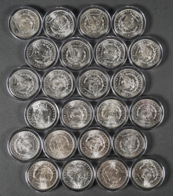  24 BU 1883 85 O MORGAN SILVER 3646f3