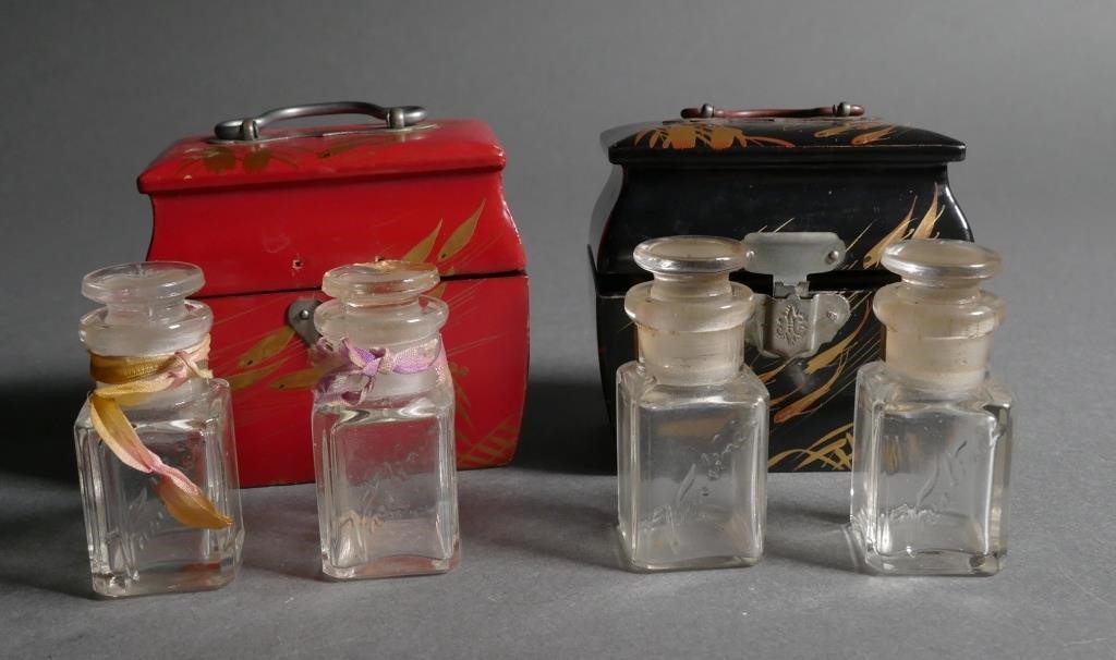 FOUR VANTINE PERFUME BOTTLESLot