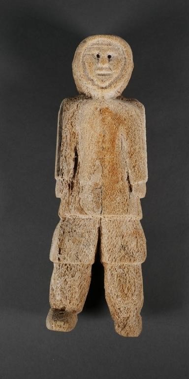 INUIT ESKIMO FIGURAL BONE CARVINGNative