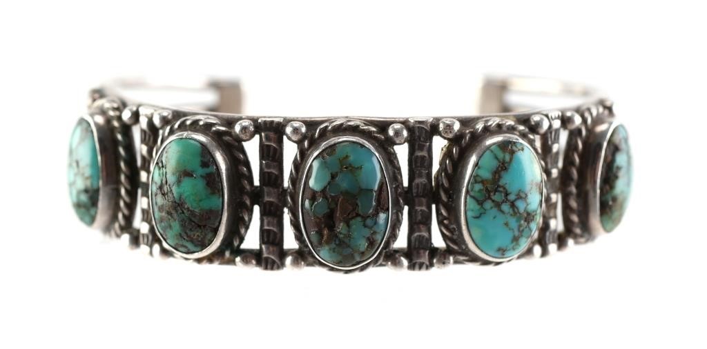 NATIVE AMERICAN STERLING TURQUOISE