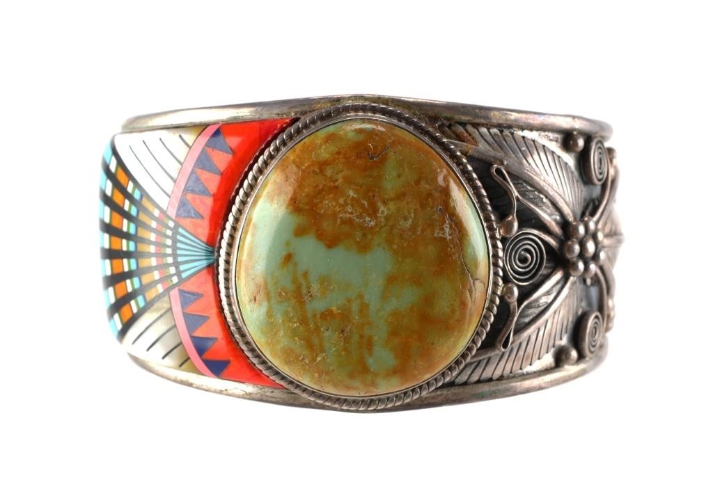 STERLING MICRO INLAY TURQUOISE 364791