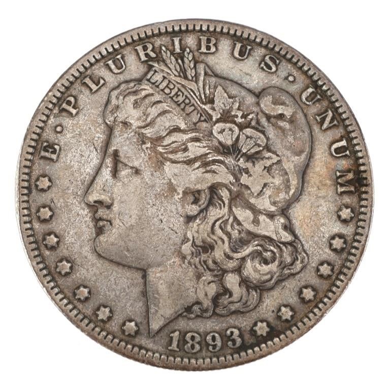 1893 MORGAN SILVER DOLLAR1893 US