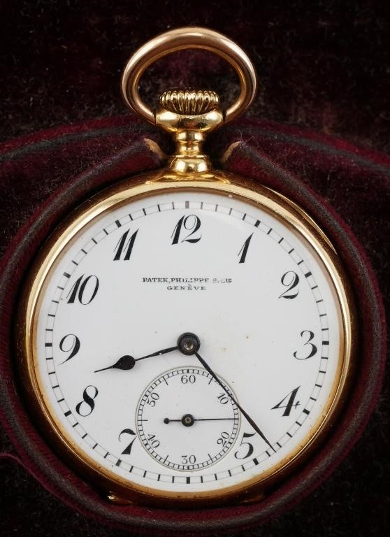 ANTIQUE 18K PATEK PHILIPPE POCKETWATCHCirca 364889