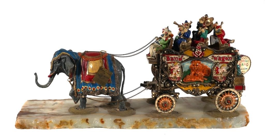 RON LEE CIRCUS BAND WAGON SCULPTURE 364899