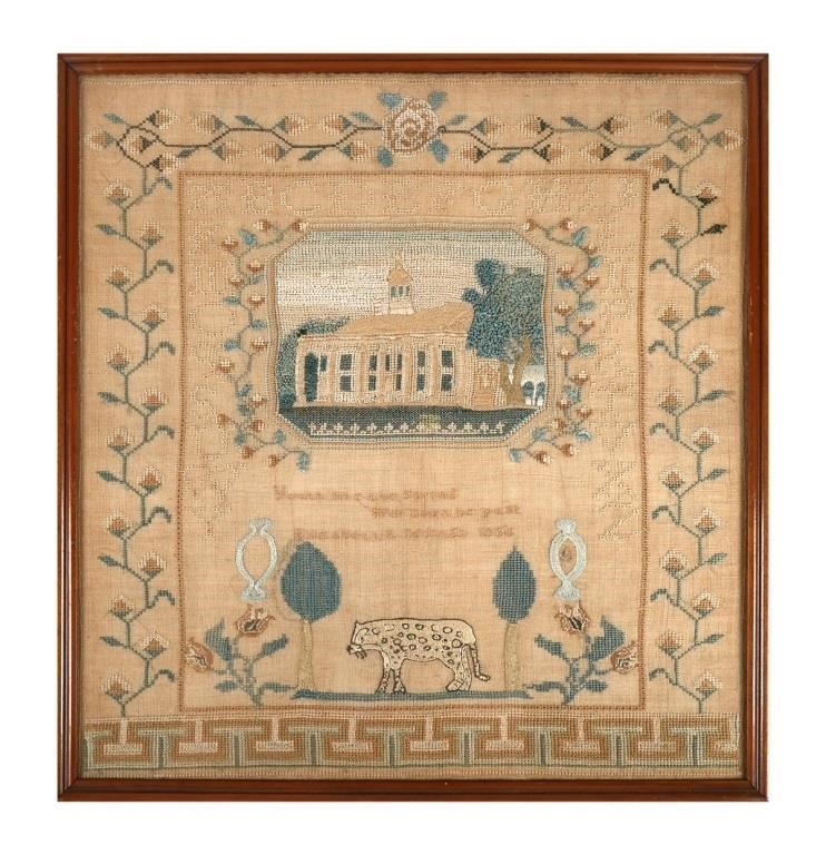 AMERICAN NEEDLEWORK SAMPLER 1836American