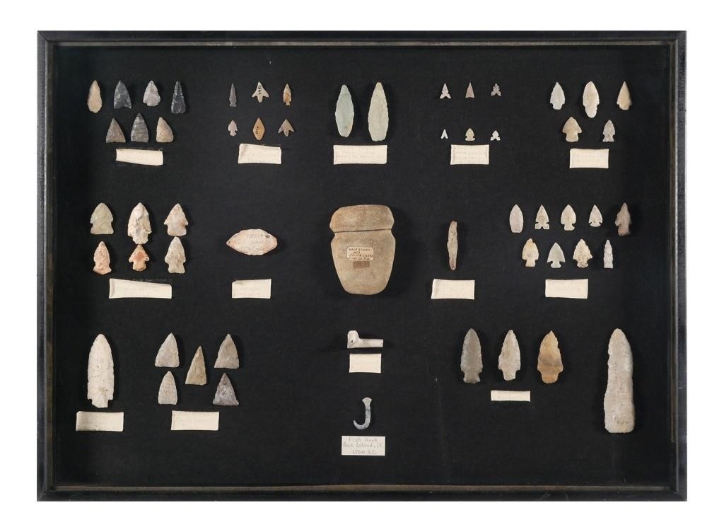 INDIAN ARROWHEAD PREHISTORIC TOOL COLLECTION56