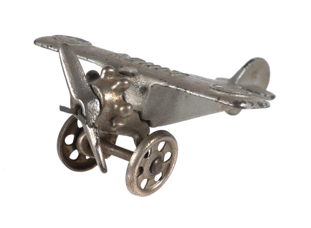 LINDY CAST IRON TOY AIRPLANE1930 s 36493c