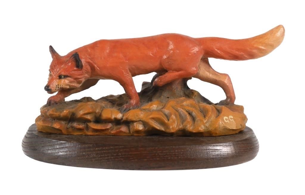 VINTAGE ANRI FOX CARVING BY GUNTHER